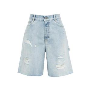 골든구스 디럭스 브랜드 디스트레스 데님 버뮤다 반바지 GWP02078P001850 50134 TP936337921