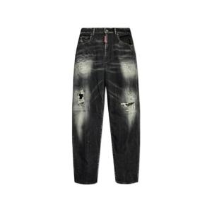 Dsquared2 디스트레스드 스트레이트 레그 진 S75LB0973S30503 900 TP935925393