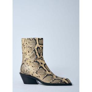 26 SS 질샌더 여성 스네이크스킨 무늬 가죽 부츠  J16WU0064 P8179 282 TP845207695