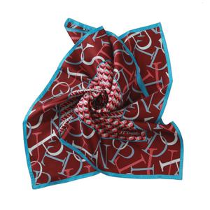 [듀퐁]25년 SS 신상 실크 스카프 -TE5SM63KS301TWN(와인)