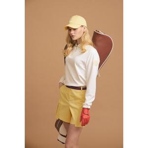 [LPGA]여성 니트카라 쿠션져지 집업 티셔츠(L241TL501P)