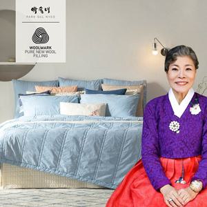 [박술녀] 도톰 양모 순면 워싱 이불2장+베개커버2장 Q퀸 (작품명 영화) 선물추천
