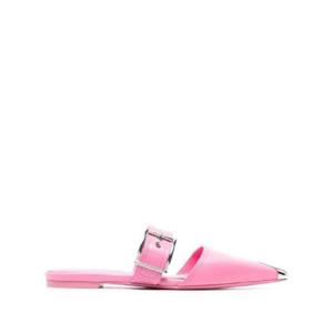 알렉스 버클 가죽 뮬 733188WHSWD