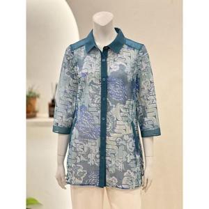 벨리시앙 세이브존01 프린트 펀칭 블라우스형 재킷(2color) JK5208