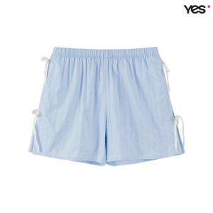 [예스]라이트블루 사이드 리본 자카드 이지웨어 하의 YSWEB202