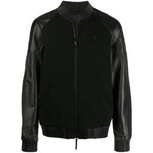 쥬세페자노티 믹스드 패브릭 바이커 재킷 ERU9000