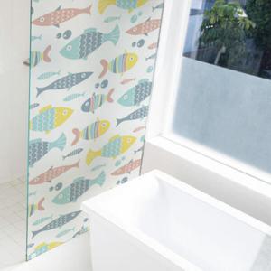 아트박스/꾸밈 tp003-물고기패턴_유리문시트지