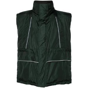 발렌시아가 로고 프린트 패딩 베스트 751716TNO19