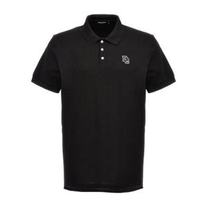 Dsquared2 D2 로고 패치 폴로셔츠 S74GL0078S22743 900 TP936260591