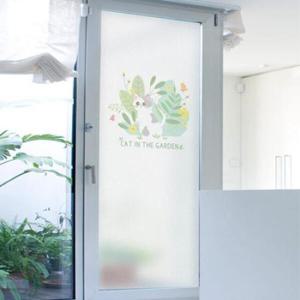 아트박스/꾸밈 am005-작은정원고양이_유리문시트지