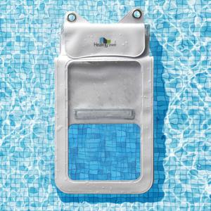 아트박스/힐링쉴드 더블포켓 스마트폰 방수팩 L10 L10W (화이트)