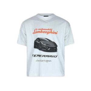 발렌시아가 X 오토모빌리 람보르기니 크루넥 티셔츠 826344TSVP9 9012 TP942893364