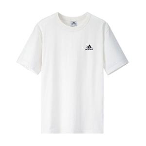 아디다스 에센셜 스몰로고 반팔티 화이트 IC9286