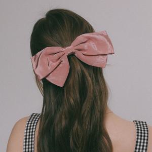 제이로렌 글로시 실크 빅 리본 자동핀 H01363