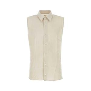 AMI 파리 슬리브리스 버튼 셔츠 USH227VI0016 193 TP936705490