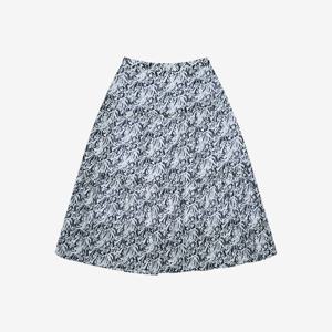 [씨]플라워 프린트 플레어 스커트 - SKSAE2322