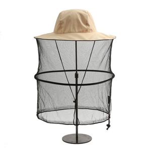 해충방지 모기장 방충모자(크림) 낚시 벌초모자 방충모자