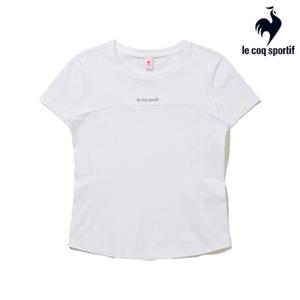 [르꼬끄] 여성 애슬레저 슬림핏 듀얼플렉스 반팔티 QQ322ORS82_OWT