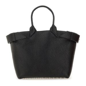 알렉산더왕 블랙 텍스처드 가죽 토트백 20325T60L 001