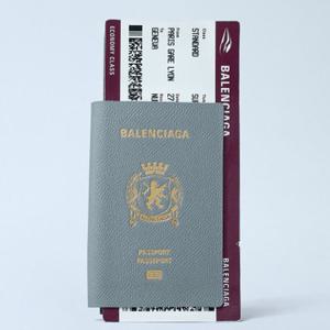 26 SS 발렌시아가 Passport 패스포트 모티프 레더 롱 월렛 787774 2AA3R 1108