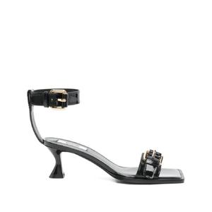 모스키노 버클 장식 샌들 60mm MA16165C1NMB0