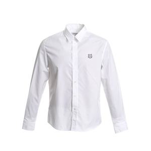 [메종키츠네] 볼드 폭스 헤드 캐쥬얼 셔츠 MM00412WC0026_P100_WHITE