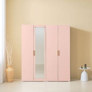 HZY541 수납 거울옷장 이불장 세트 1600