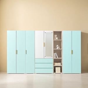 HZY564 수납 서랍 옷장 오픈장 풀세트 B