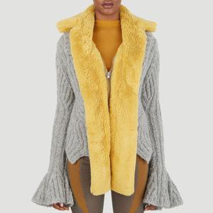 26 SS 키코 코스타디노브 Consuelo 퍼 칼라 울 블랜드 KKWAW21KN05 050