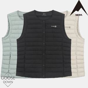 [네파] 여성 레타 라운드 경량 조끼 구스 다운 베스트 7K61302