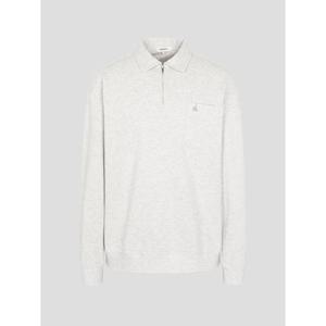 [빈폴멘] 니트라이크 칼라넥 스웨트 셔츠  아이보리 (BC4X41O120)