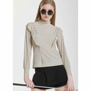 네버마인드올 여성 오빌리 아이스 프릴넥 긴팔티_NF06STS527BE