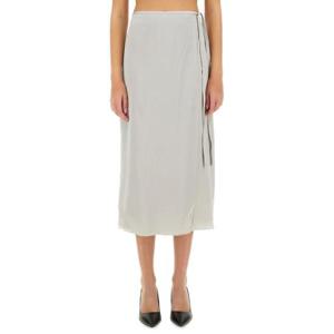 띠어리 미디 스커트 O1102303 GREY