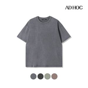 [애드호크]유니 피그먼트 라운드넥 반팔 티셔츠(HB5STV1)