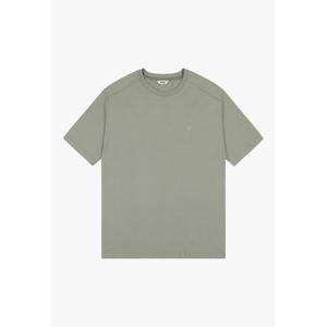 [잠뱅이]남성) 16수 절개 변형 자수 뉴오버핏 반팔 티셔츠 AP2WT