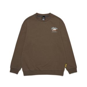 [내셔널지오그래픽키즈]K253USW940 시즌 백그래픽 맨투맨 BROWN