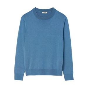 산드로 크루 넥 골지 트리밍 스웨터 SHPTR00624