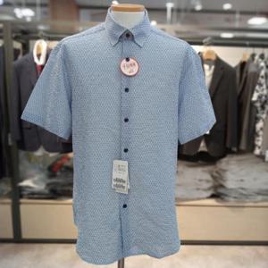 트레몰로 HC10 패턴 클래식 반팔와이셔츠 TGBTS5M2161