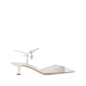 지미추 아렌 크리스털 장식 펌프스 45mm ARENSB45TKW