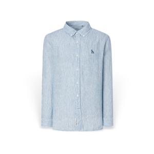 [헤지스] 남성 린넨 스트라이프 긴팔셔츠 HZSH5C105T2