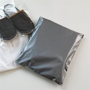 해피락 택배봉투 택배포장지 포장비닐 쇼핑몰 의류 접착 HDPE 은색 15x20+4cm 100장