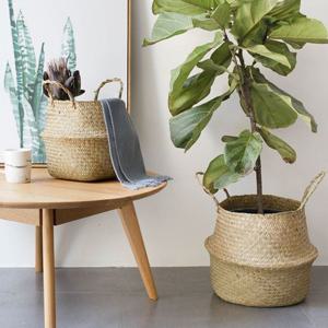 자연을 품은 해초바구니 XS 아이보리 인테리어바구니 원형바구니 소품바구니 정리바구니 예쁜바구니 심플바