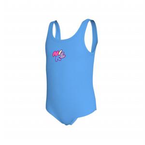 나이키스윔  아동수영복 여아동 버블 스크립트 유백 원피스 NESSF768-438