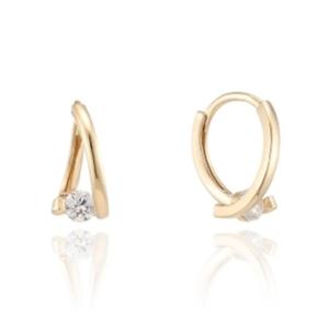[로이드] 원포인트 스톤 14K/18K 원터치 귀걸이 LOFP1004G