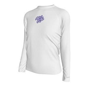 나이키스윔  아동래쉬가드 여자아동 버블 스크립트 롱 슬리브 하이드로가드 NESSF744-100