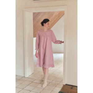 (비너스) 클로버나염 여성스러움 면100 여성 원피스 홈웨어-VGN4553