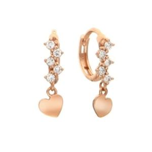 [로이드] 하트 펜던트 원터치형 14K 귀걸이 LOSE2007G