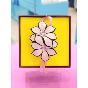 로뎀 세이브존05 프랑스 스와로브스키 플라워 바나나핀(핑크투톤)0 RRDA24020077