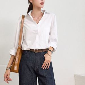 [나크21] (55~88) 베이직 솔리드 롱셔츠 NK21-T-42