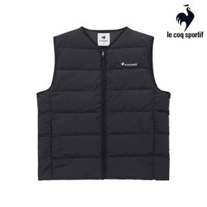 [르꼬끄] 남녀공용 경량 루즈핏 구스다운 베스트 QQ423LDVO1_BLK